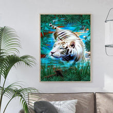 Charger l&#39;image dans la galerie, Tigre - diamant rond complet - 30x40cm
