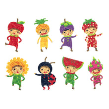Charger l&#39;image dans la galerie, 8pcs-Fruit Kid-Diamond Painting Autocollants
