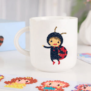 8pcs-Fruit Kid-Diamond Painting Autocollants
