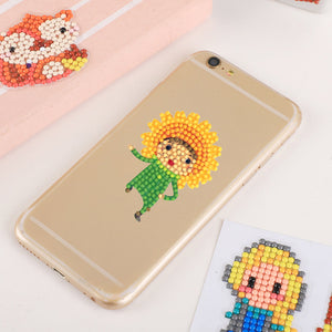 8pcs-Fruit Kid-Diamond Painting Autocollants