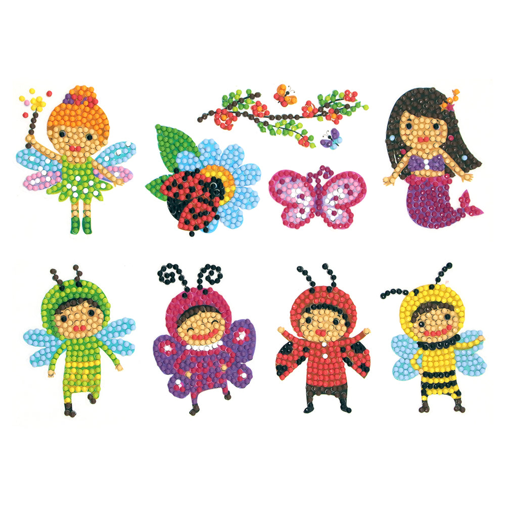 8pcs-Animal Kids-Diamond Painting Autocollants