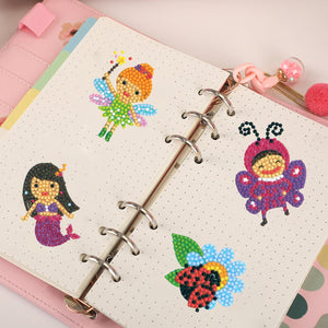 8pcs-Animal Kids-Diamond Painting Autocollants