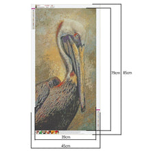 Charger l&#39;image dans la galerie, Oiseau - peinture complète de diamant - 85x45cm
