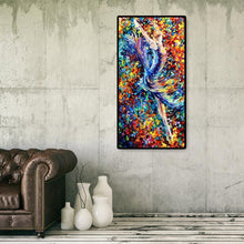 Charger l&#39;image dans la galerie, Danseur - peinture complète de diamant - 85x45cm
