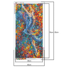 Charger l&#39;image dans la galerie, Danseur - peinture complète de diamant - 85x45cm
