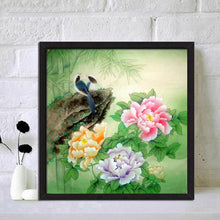 Charger l&#39;image dans la galerie, Pivoine pour - diamant rond complet - 30x30cm
