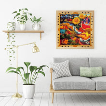 Charger l&#39;image dans la galerie, Poisson de dessin animé - diamant rond complet - 30x30cm
