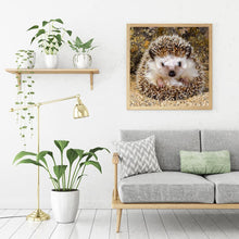 Charger l&#39;image dans la galerie, Hérisson - diamant rond complet - 30x30cm
