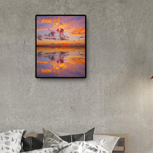 Charger l&#39;image dans la galerie, Terre et ciel - diamant rond complet - 30x40cm
