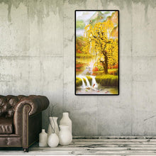 Charger l&#39;image dans la galerie, Rivière et arbre - peinture complète de diamant - 85x45cm
