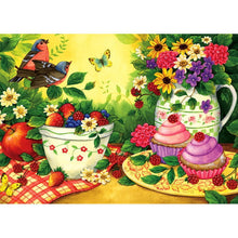 Charger l&#39;image dans la galerie, Fruit - diamant rond complet - 30x40cm
