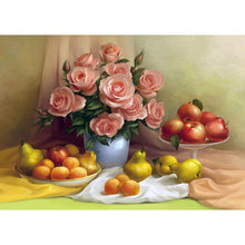 Charger l&#39;image dans la galerie, Fruit - diamant rond complet - 30x40cm
