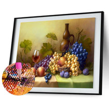 Charger l&#39;image dans la galerie, Fruit - diamant rond complet - 30x40cm
