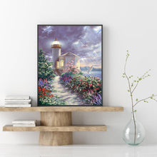 Charger l&#39;image dans la galerie, Phare - diamant rond complet - 30x40cm
