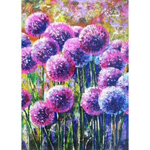 Charger l&#39;image dans la galerie, Pissenlit - diamant rond complet - 30x40cm
