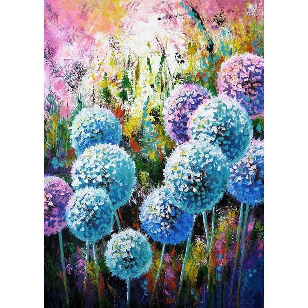 Pissenlit - diamant rond complet - 30x40cm