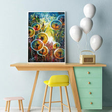 Charger l&#39;image dans la galerie, Pissenlit - diamant rond complet - 30x40cm
