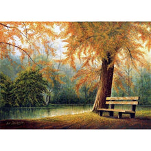 Charger l&#39;image dans la galerie, Arbre - diamant rond complet - 30x40cm
