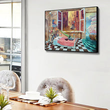 Charger l&#39;image dans la galerie, Salle de poupée - diamant rond complet - 30x40cm
