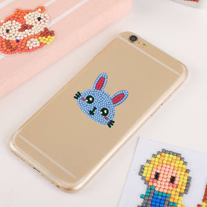 9pcs-Animal-Diamond Painting Autocollants