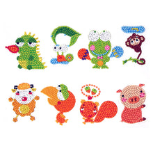 Charger l&#39;image dans la galerie, 8pcs-Animal-Diamond Painting Autocollants
