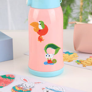 8pcs-Animal-Diamond Painting Autocollants
