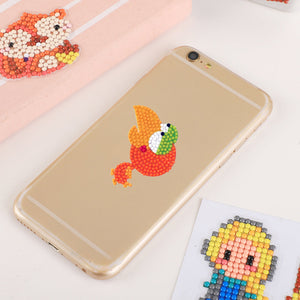 8pcs-Animal-Diamond Painting Autocollants