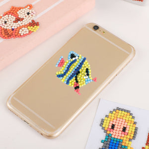 8pcs-Animal-Diamond Painting Autocollants
