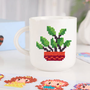 7pcs-Plant-Diamond Painting Autocollants