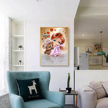 Charger l&#39;image dans la galerie, Enfant - diamant rond complet - 30x40cm
