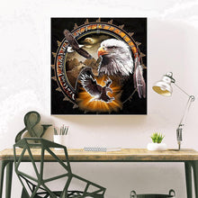 Charger l&#39;image dans la galerie, Aigle - diamant rond complet - 40x40cm
