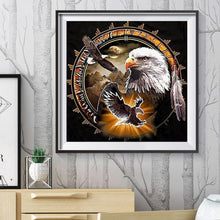 Charger l&#39;image dans la galerie, Aigle - diamant rond complet - 40x40cm
