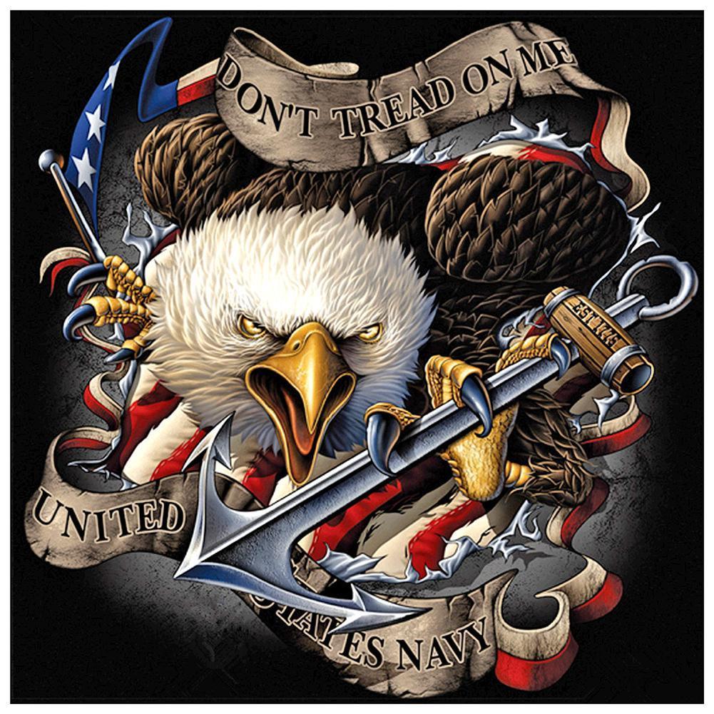 Aigle - diamant rond complet - 40x40cm