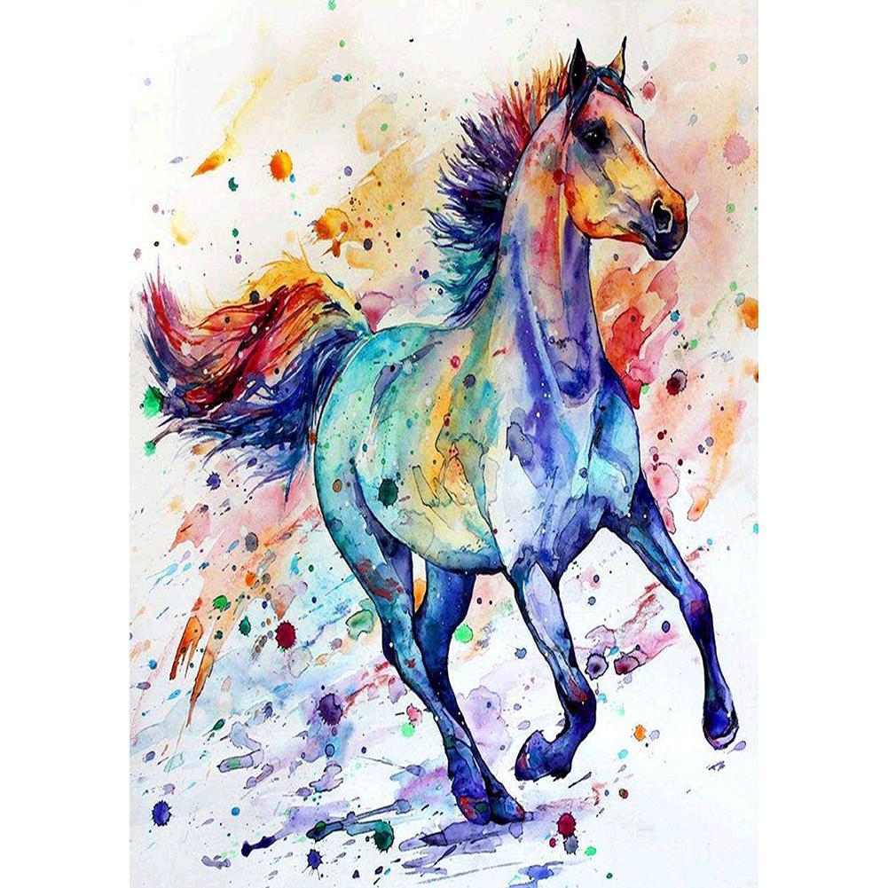 Chevalation - diamant rond complet - 30x40cm