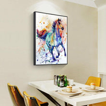 Charger l&#39;image dans la galerie, Chevalation - diamant rond complet - 30x40cm
