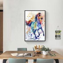 Charger l&#39;image dans la galerie, Chevalation - diamant rond complet - 30x40cm
