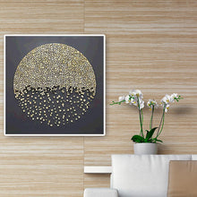 Charger l&#39;image dans la galerie, Fleur - diamant rond complet - 40x40cm
