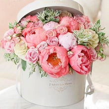 Charger l&#39;image dans la galerie, Fleur dans la boîte - diamant rond complet - 30x30cm
