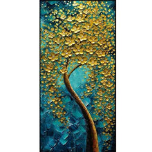 Charger l&#39;image dans la galerie, Arbre en fleurs - peinture complète de diamant - 85x45cm
