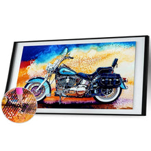 Charger l&#39;image dans la galerie, Moto - diamant rond complet - 85x45cm
