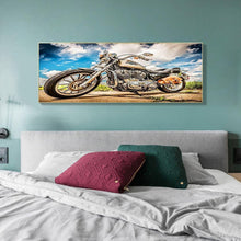 Charger l&#39;image dans la galerie, Moto - diamant rond complet - 85x45cm
