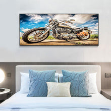 Charger l&#39;image dans la galerie, Moto - diamant rond complet - 85x45cm
