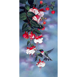 Flowersative - diamant rond complet - 45x85cm