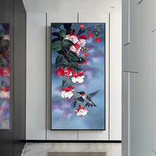 Charger l&#39;image dans la galerie, Flowersative - diamant rond complet - 45x85cm
