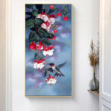 Charger l&#39;image dans la galerie, Flowersative - diamant rond complet - 45x85cm
