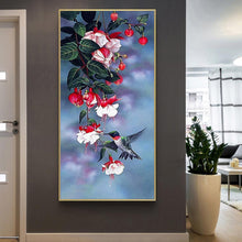 Charger l&#39;image dans la galerie, Flowersative - diamant rond complet - 45x85cm
