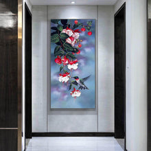 Charger l&#39;image dans la galerie, Flowersative - diamant rond complet - 45x85cm
