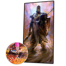 Charger l&#39;image dans la galerie, Guerrier de dessin animé - diamant rond complet - 45x85cm
