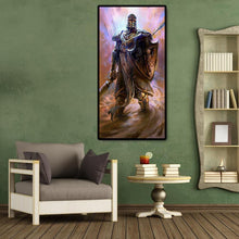Charger l&#39;image dans la galerie, Guerrier de dessin animé - diamant rond complet - 45x85cm
