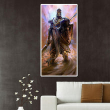 Charger l&#39;image dans la galerie, Guerrier de dessin animé - diamant rond complet - 45x85cm
